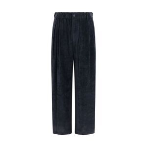 Giorgio Armani Black Viscose Casual Men's Pants